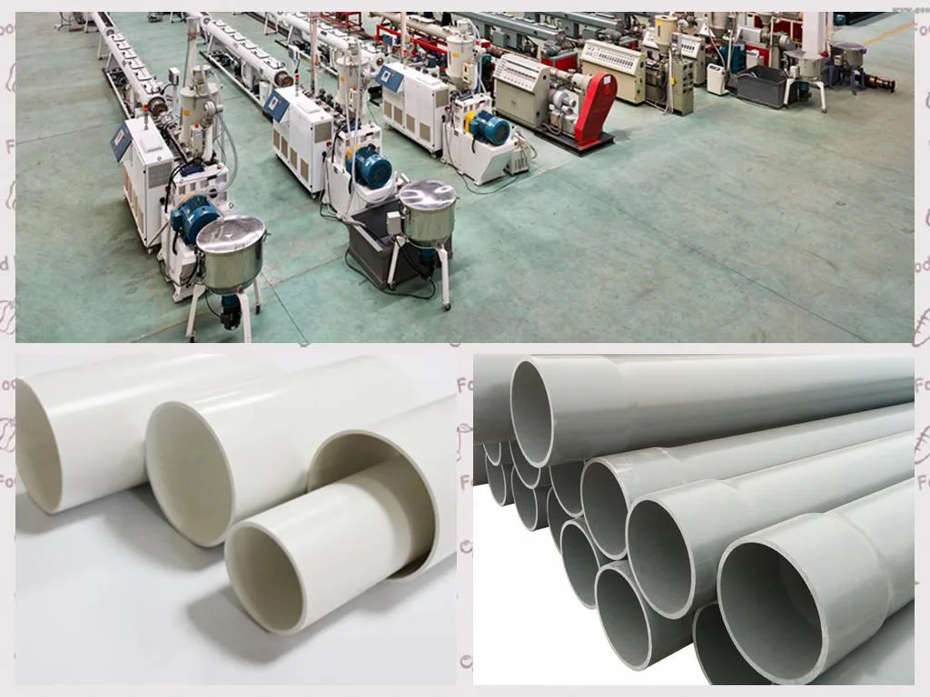 Factory Wholesale Plastic PVC/MPVC/UPVC/CPVC Pipe for Water Supply/Irrigation/Drainage/Electric Cable/Conduit Pipe/Garden Hose Pipe
