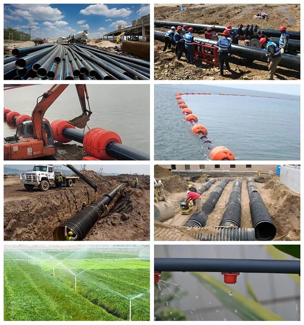 China&prime;s Top Manufacturer Water Supply Plastic Water Pipe Black HDPE/PE/Irrigation/Drainage Drainage Pipe