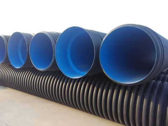 Large Diameter PVC-U Double Wall Corrugated Pipe for Drainage