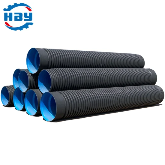 800mm HDPE Double Wall Corrugated Pipe for Sanitary Sewers Wholesale Price