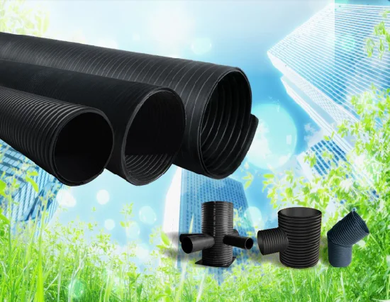 Lesso HDPE Double Wall Corrugated Pipe with Plain End