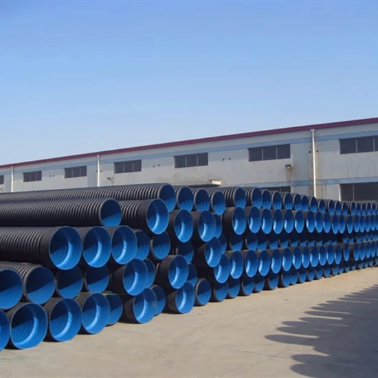 High Quality Polyethylene HDPE Double Wall Corrugated (DWC) Sewage Spiral Pipe for Drainage