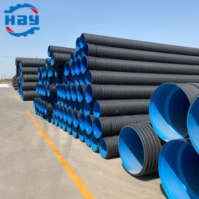 500mm HDPE Double Wall Corrugated Pipe for Culvert Drainage Wholesale Price