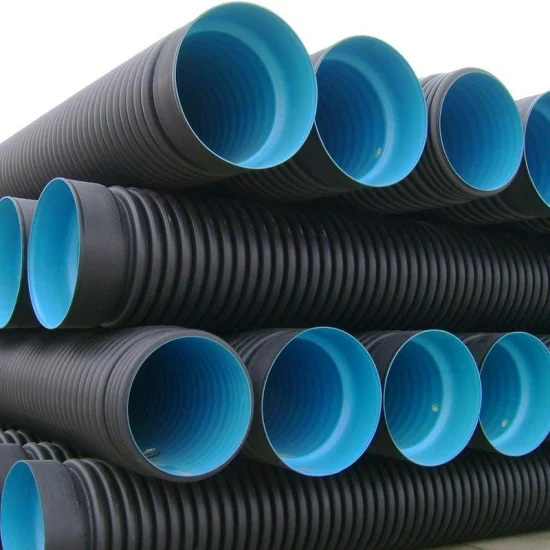 Steel Belt HDPE Double Wall Corrugated Pipe